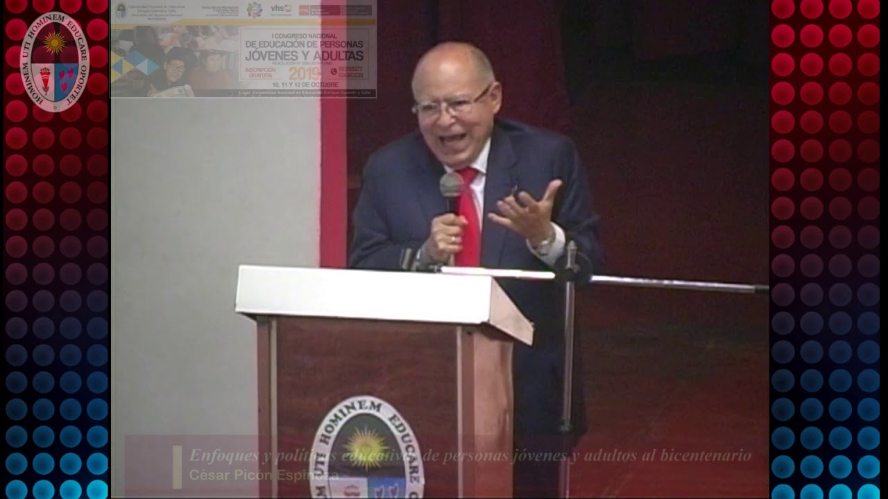 César Picón Espinoza - Enfoques y políticas educativas para educación.. EBA