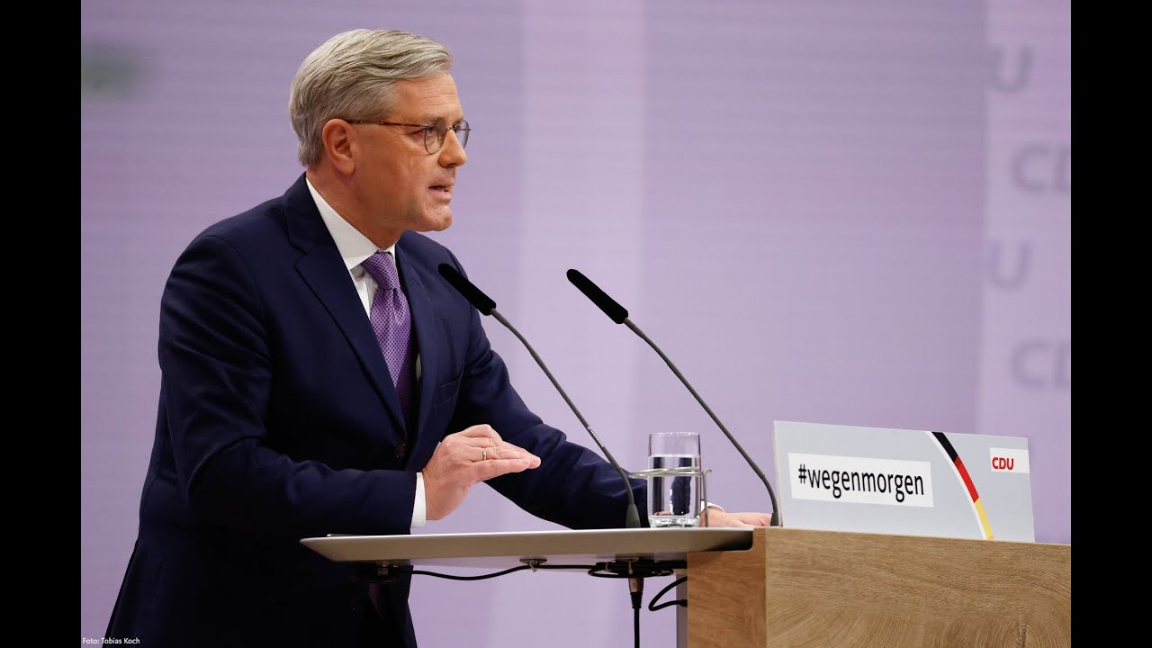 Bewerbungsrede von Dr. Norbert Röttgen zur Wahl des Vorsitzenden der CDU Deutschlands