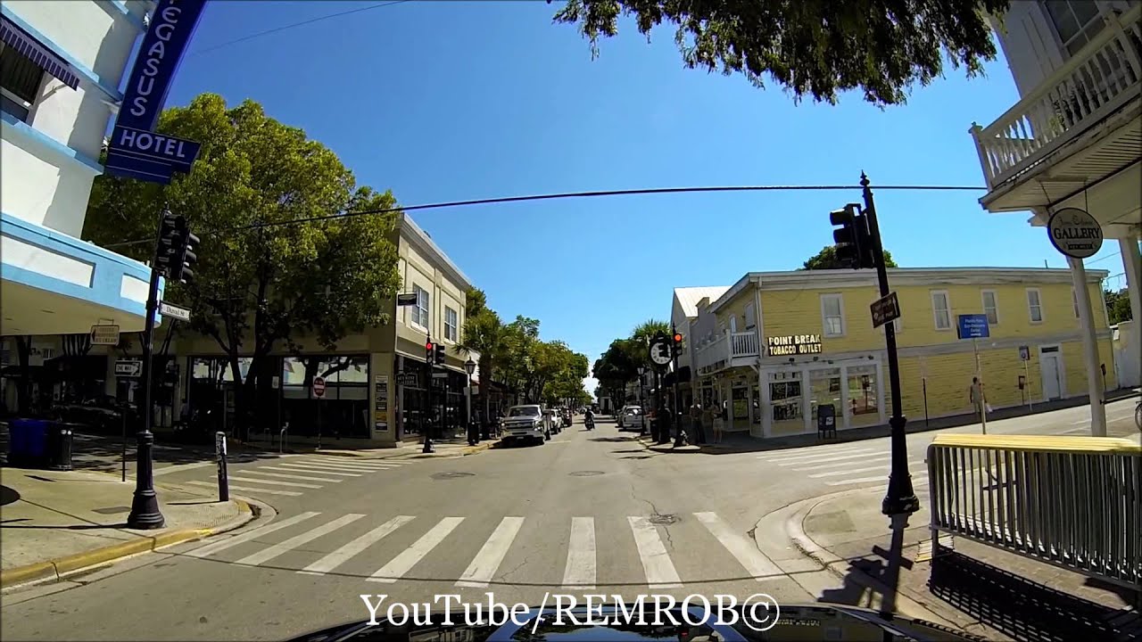 Driving Key West, Florida