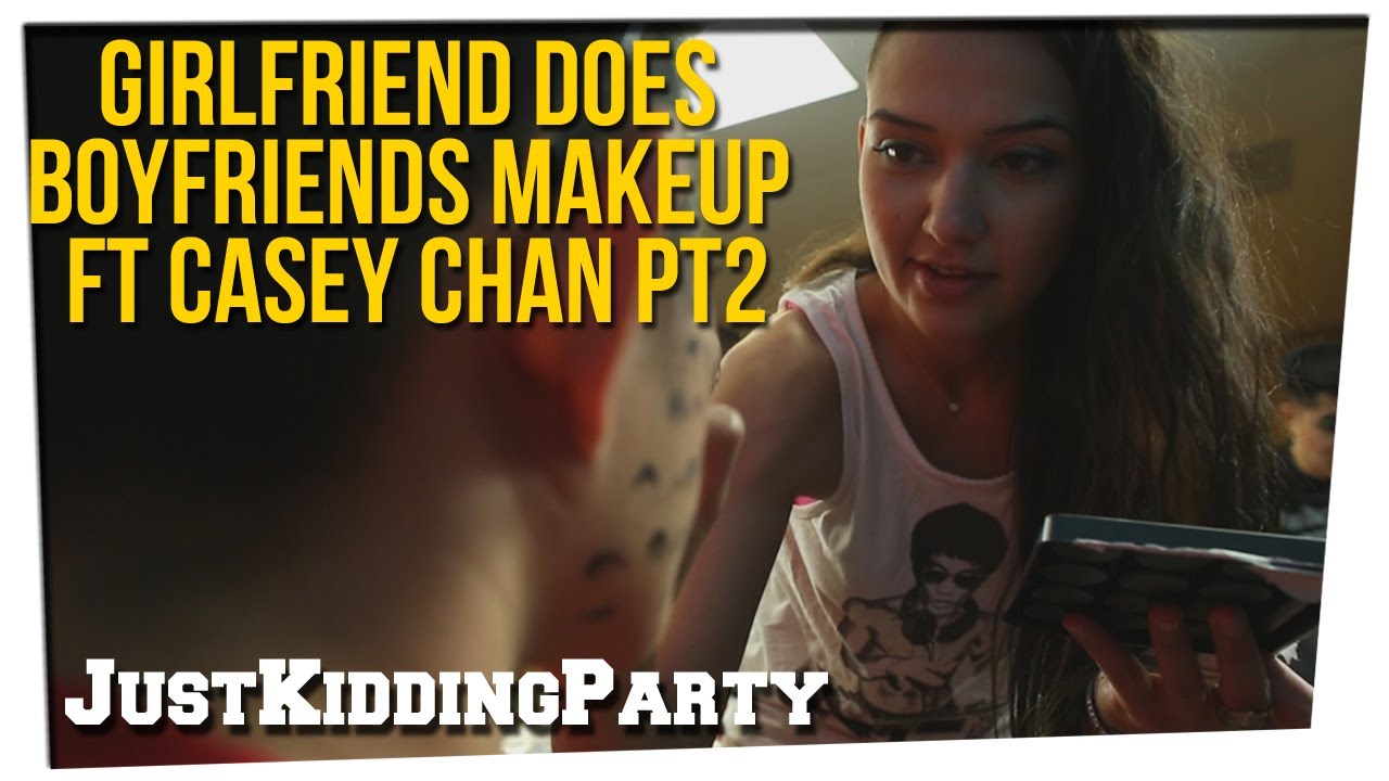 Girlfriend Does Boyfriends Makeup ft Casey Chan pt 2