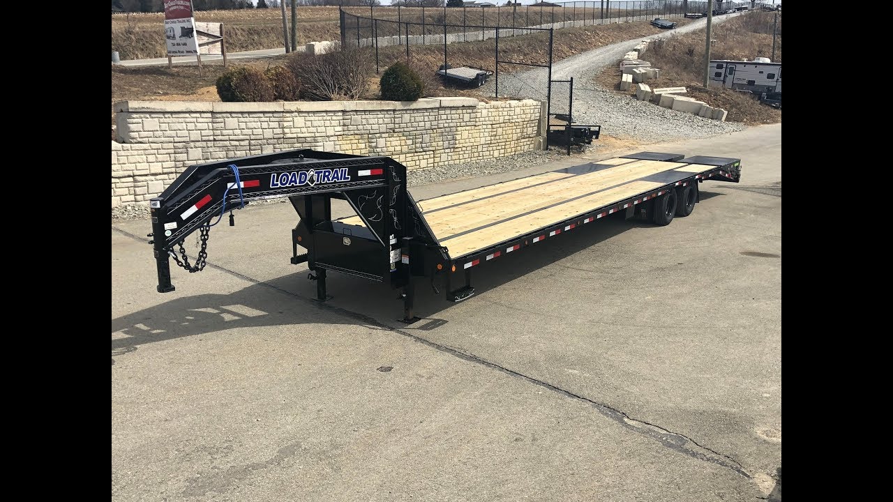 Load Trail 102x40' Loaded HOTSHOT Gooseneck Deckover 25900# GP0240122