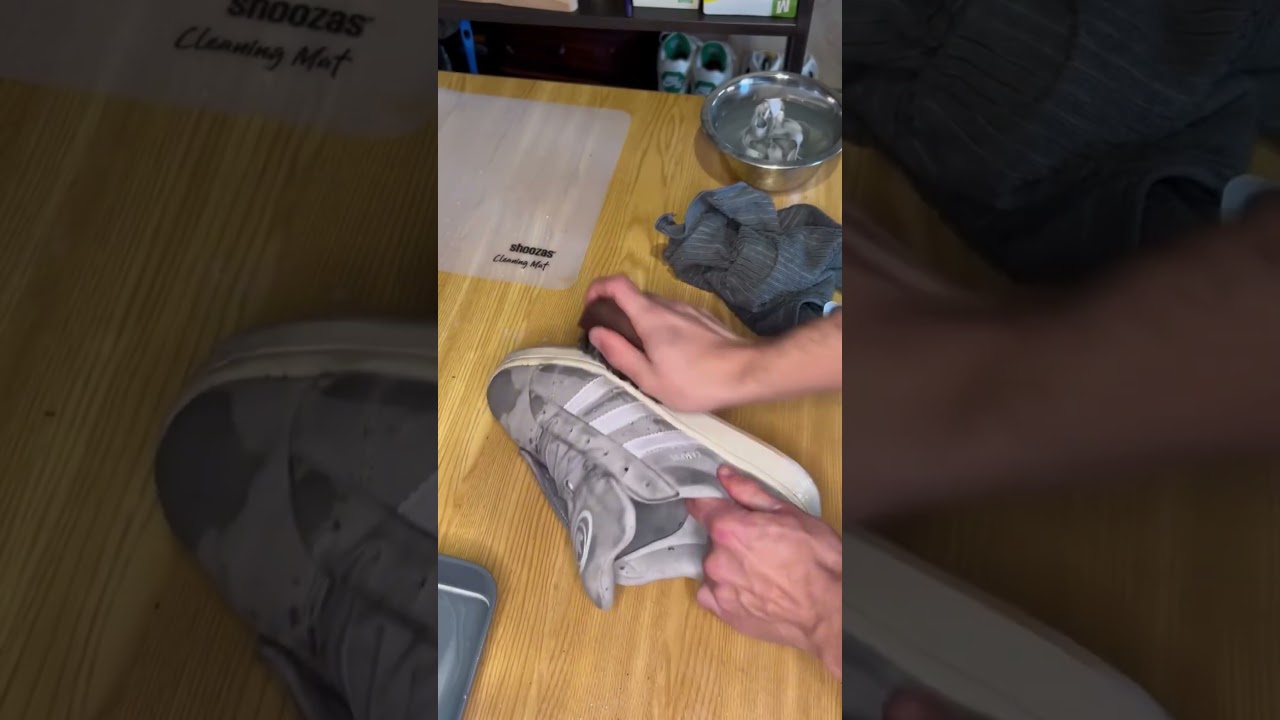 Adidas campus cleaning 🧼👟 #cleanshoes #adidascampus