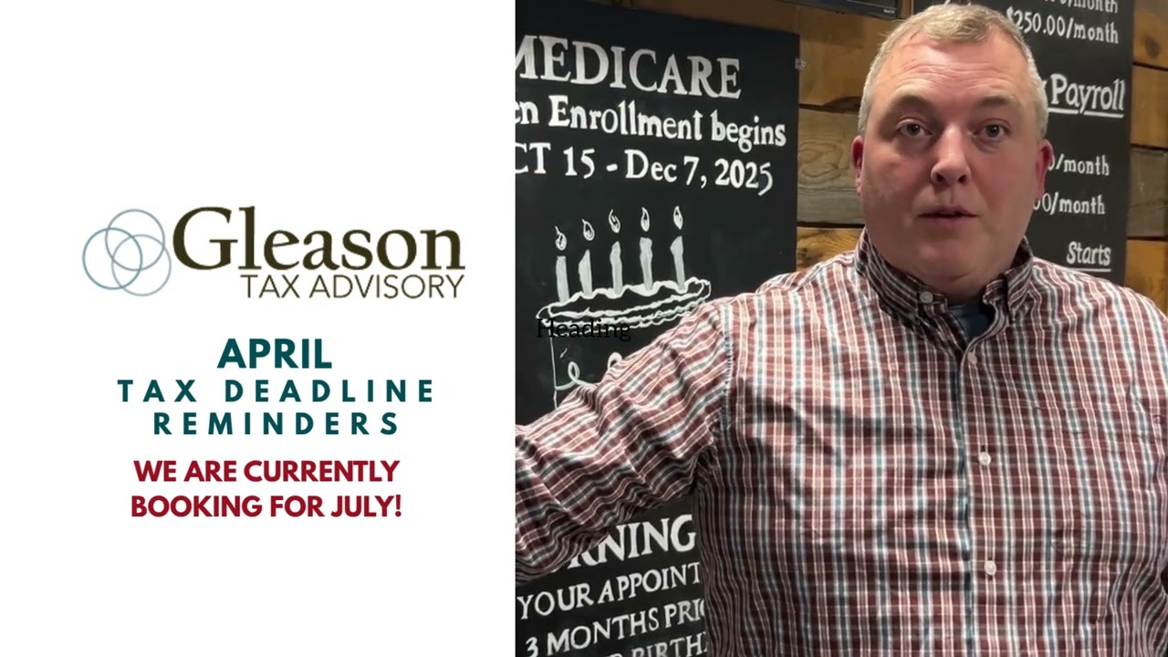 April 2026 Tax Deadline Reminders