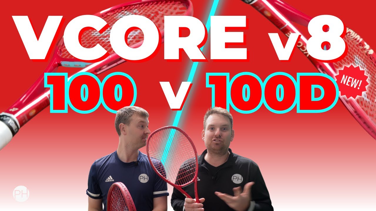Обзор теннисных ракеток Yonex VCORE 100 и 100D 2026: полное тестирование и сравнение | Обзор тенн...
