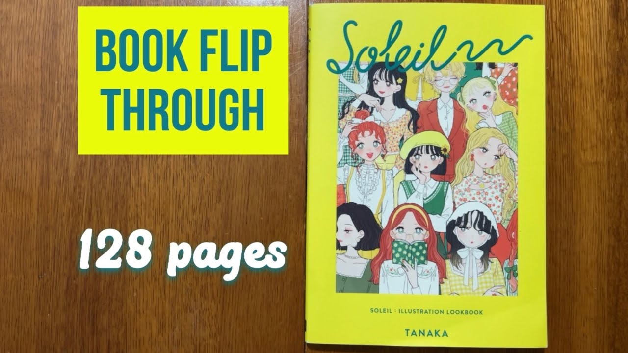 Soleil: Illustration Lookbook by Tanaka - Book flip through