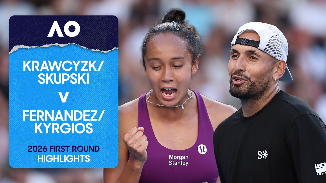 Skupski/Krawczyk v Kyrgios/Fernandez Highlights | Australian Open 2026 First Round
