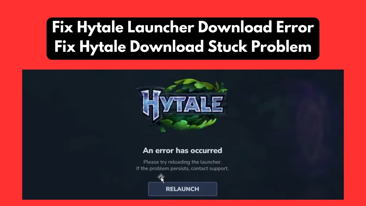 Как исправить ошибку загрузки лаунчера Hytale | Как исправить проблему с зависанием загрузки Hytale