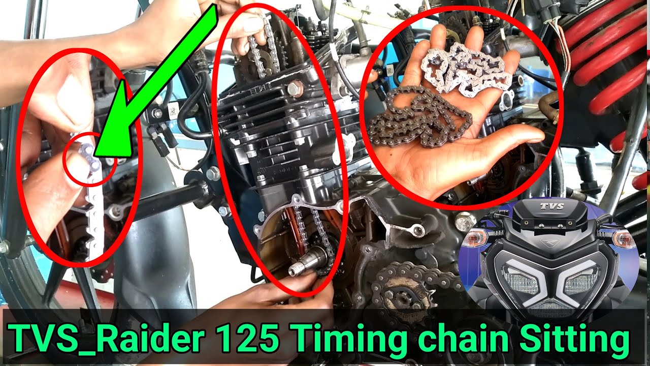 TVS_Raider 125 Timing chain Sitting || TVS Raider Timing chain change #tvsraider #tvs