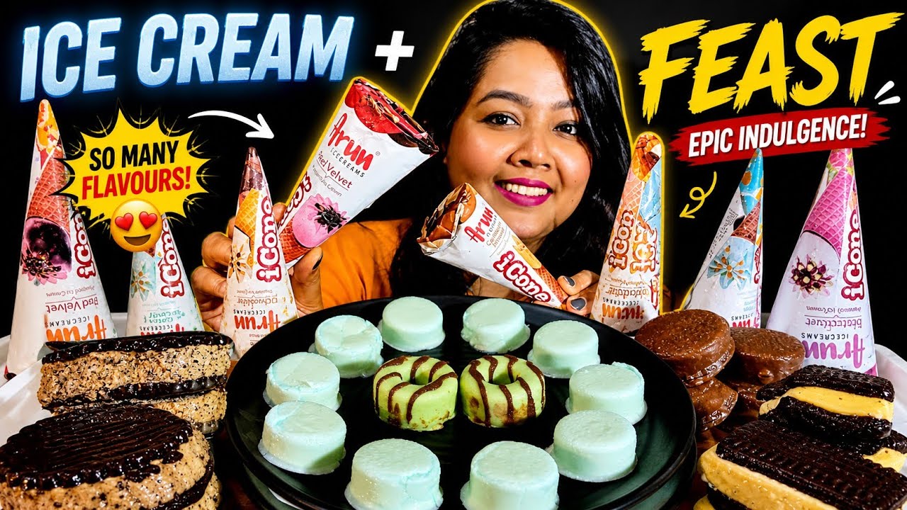Icecream🍦 Eating Show | Mukbang Icecream ASMR | PP Eats Icecream 