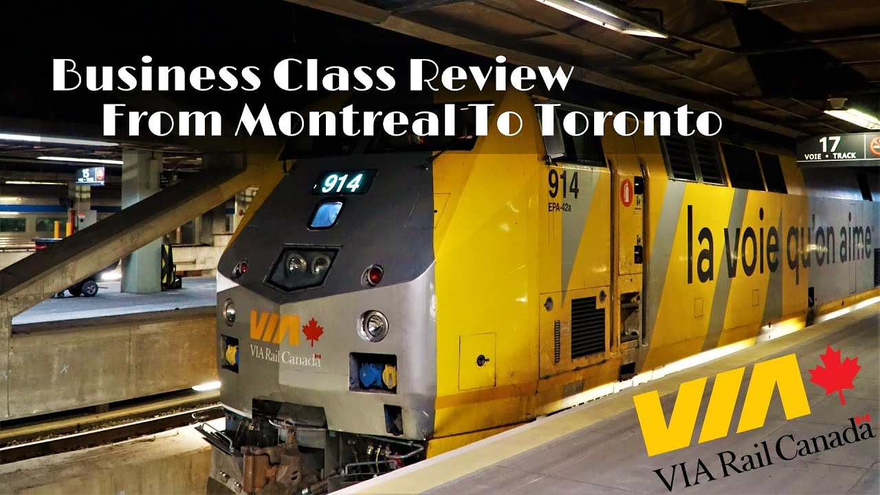 Via Rail LRC Business Class | Montreal To Toronto