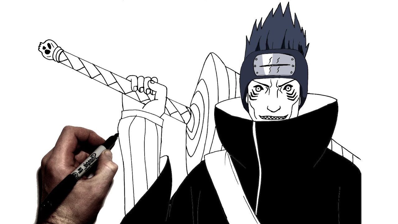 How To Draw Kisame | Step By Step | Naruto
