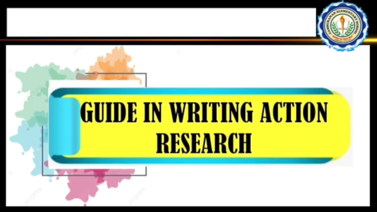 Writing of Action Research - Sample (Educational Management | Teacher/Guide/Steps/Procedures)
