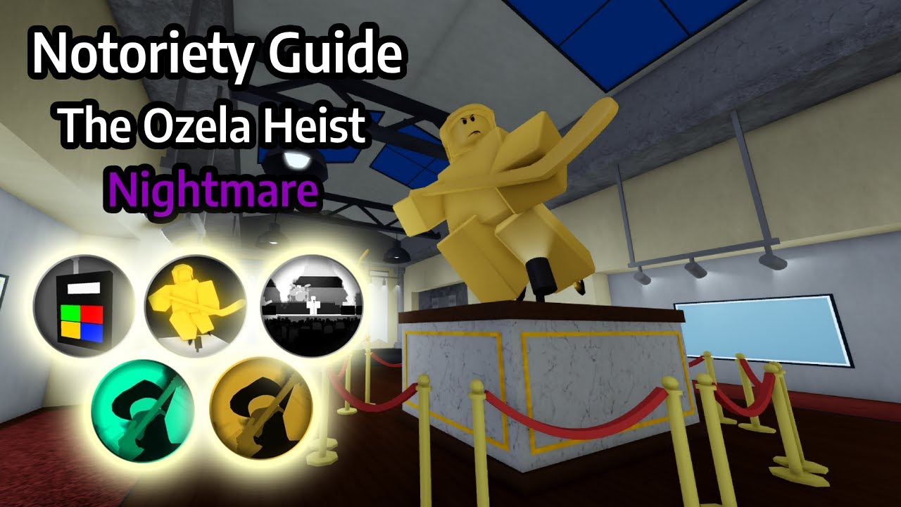 Notoriety Guide (The Ozela Heist-Nightmare) [ROBLOX]