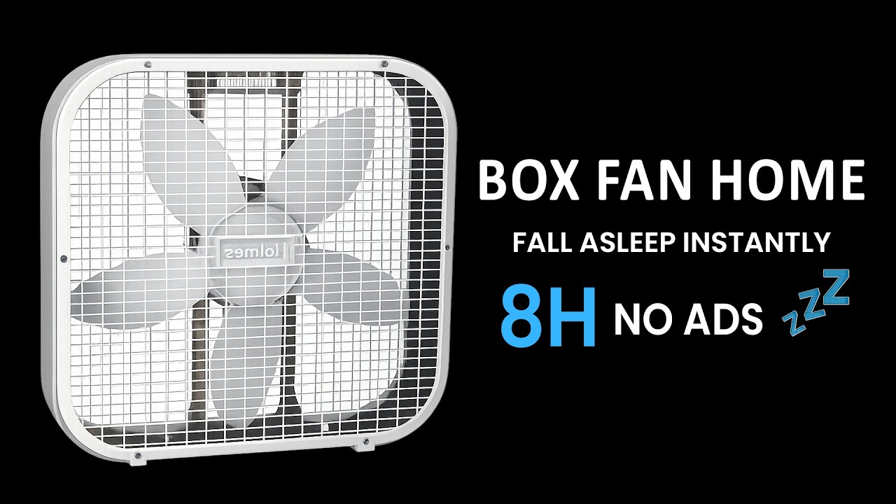 BEST FAN NOISE with BLACK SCREEN for Anxiety Relief | 8 Hours Black Screen