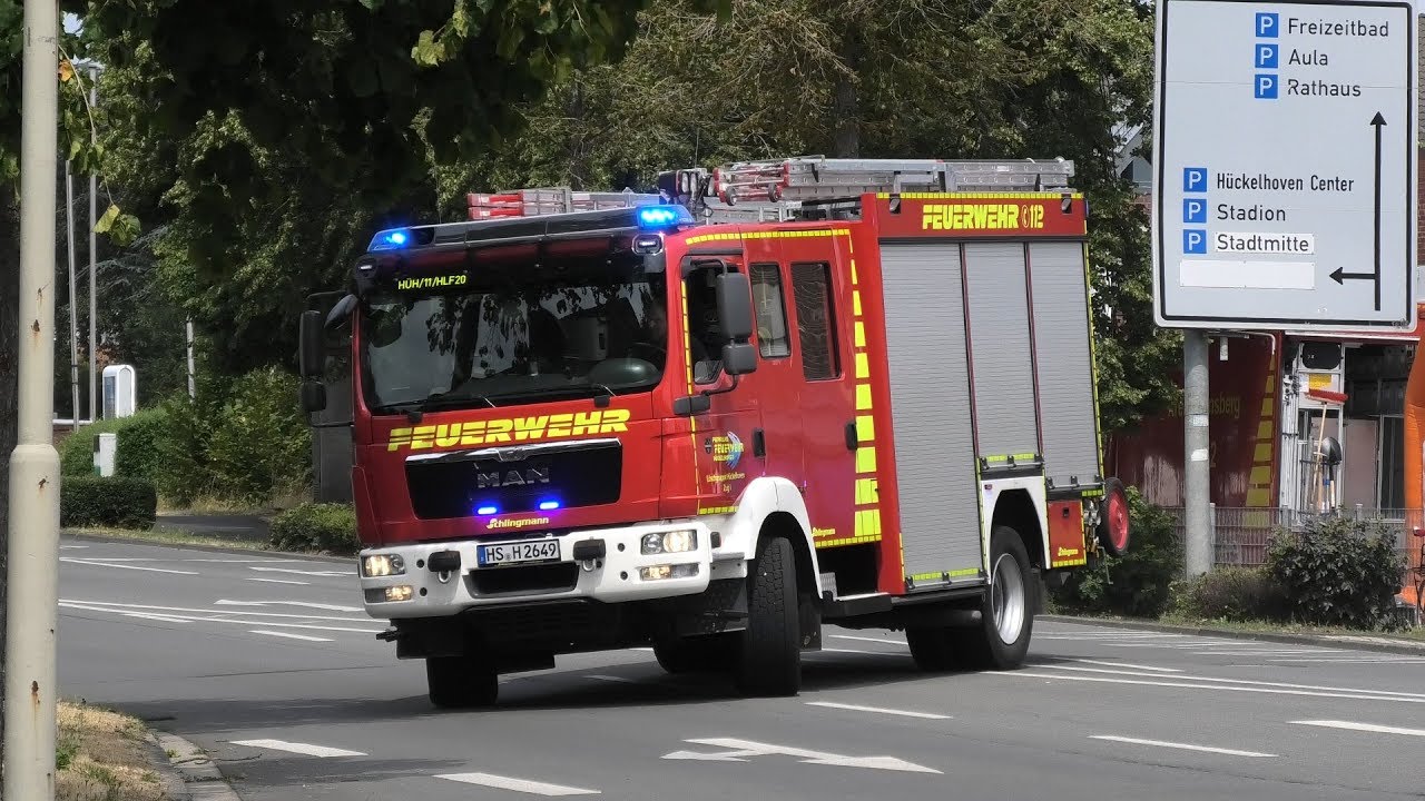 [Einsatz während TdoT] ELW, HLF & DLK Zug 1 + LF & MTF LG Hilfarth FF Hückelhoven + RTW RDHS