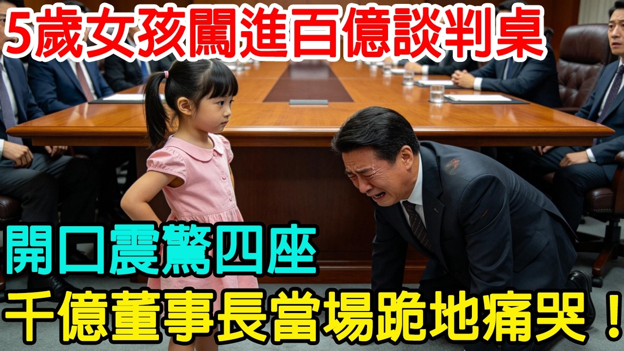 「我會背圓周率，能救救我媽媽嗎？」 5歲女孩闖進百億談判桌，開口震驚四座，千億董事長當場跪地痛哭！#情感故事 #情感共鸣 #心靈暖流 #感人壹幕 #感人故事