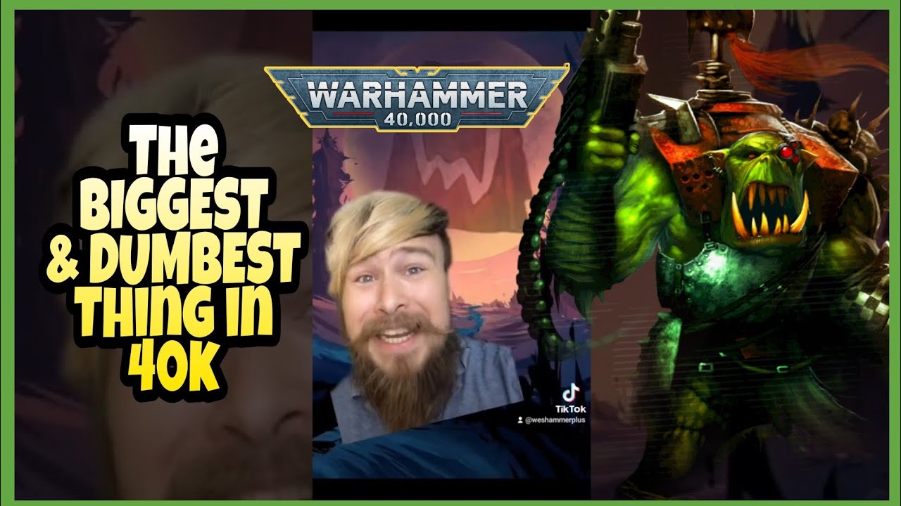 The Most RIDICULOUS Thing Ever Made! ORK Attack Moon | Warhammer 40k Lore.