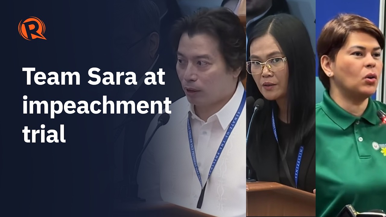 Sara Duterte's defense lawyers enter appearance before impeachment court