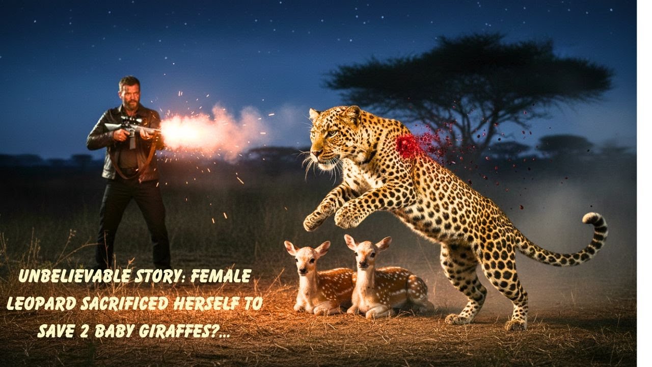 Leopard Adopted Two Orphaned Fawns — What Happened Next Left the Whole World in Tears!