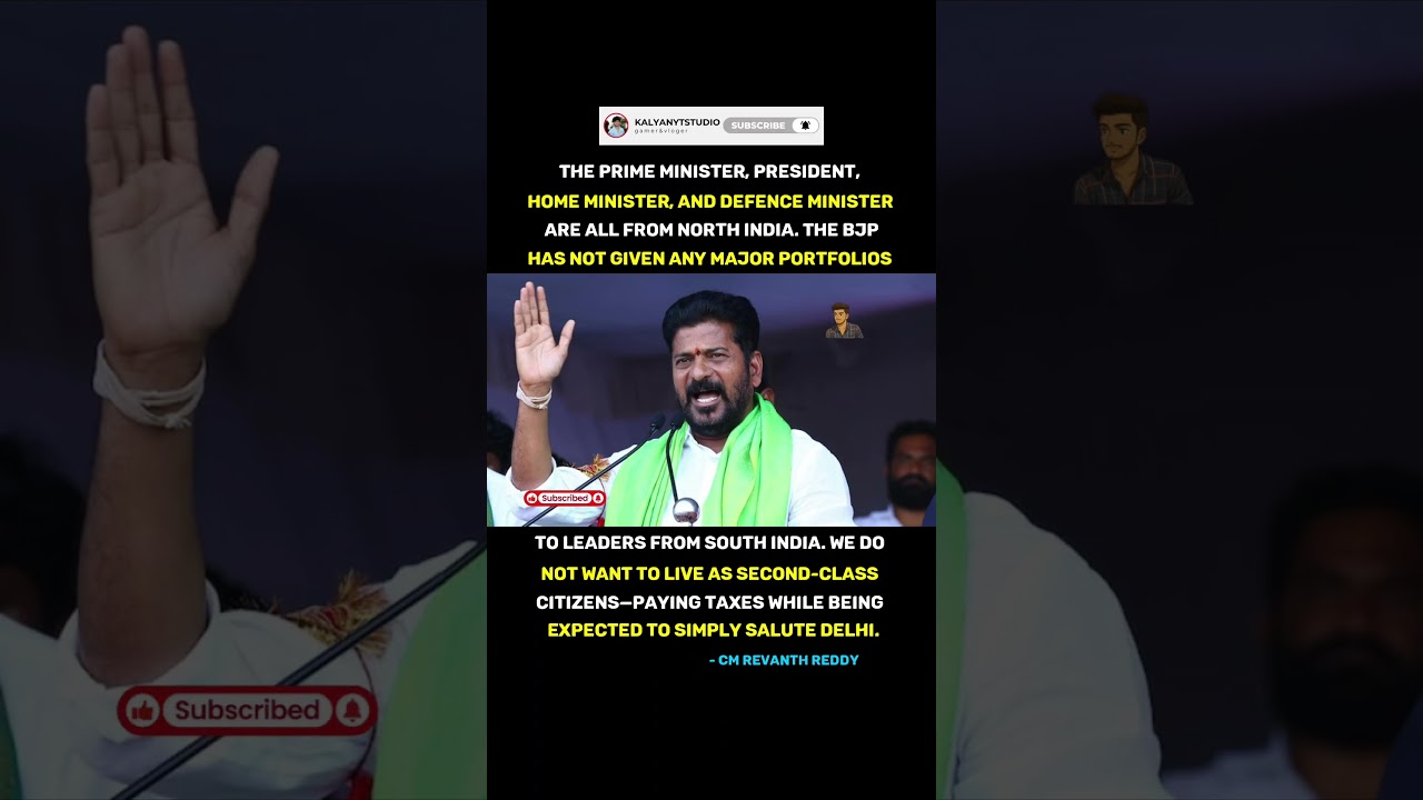 #SouthIndia #Politics #IndianPolitics #BJP #Federalism #TaxJustice #telangana #kalyanytstudio