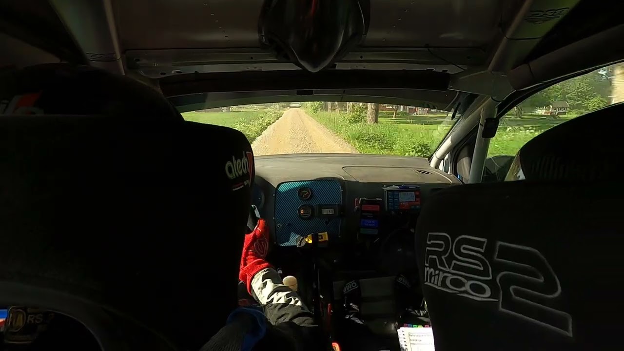 Rally Uppland 2024 SS9 Jonas Björnvad & Elina Svensson