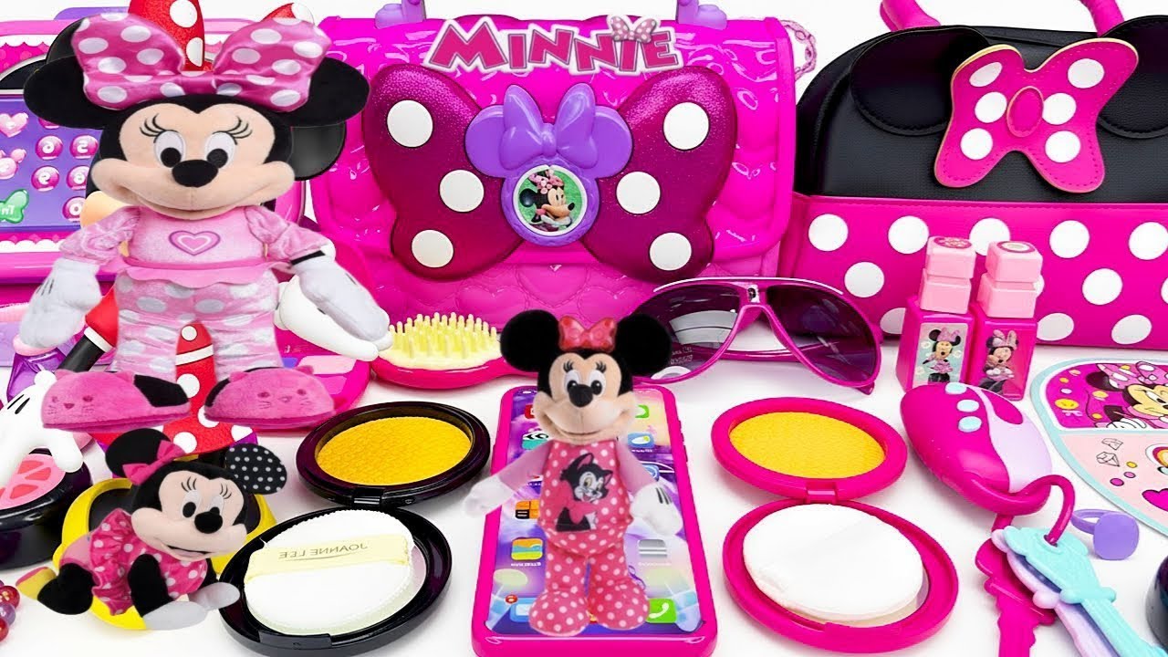 8:50 Minutes Satisfying Cute Minnie Mouse Makeup Set Unboxing | Review Toys ASMR
