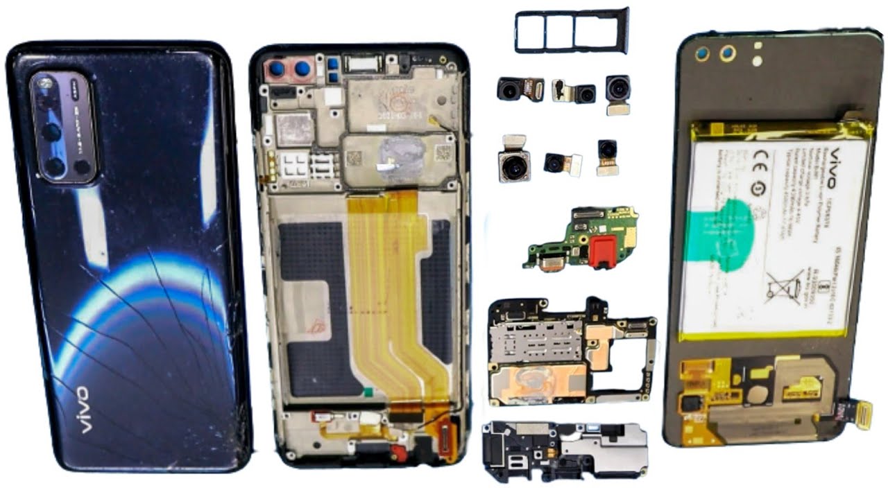 vivo v19 disassembly / vivo v19 back glass open / vivo v19 teardown