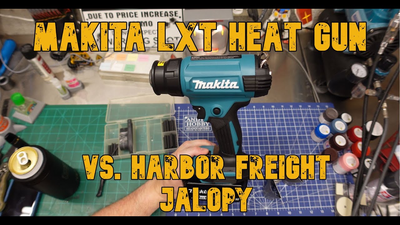 Распаковка и обзор термофена Makita 18V LXT XGH02ZK!