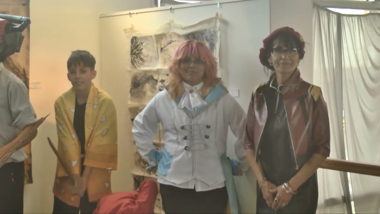 EZEQUIEL CLAUDIA E ISAIAS - EXPO OTAKU ESQUEL