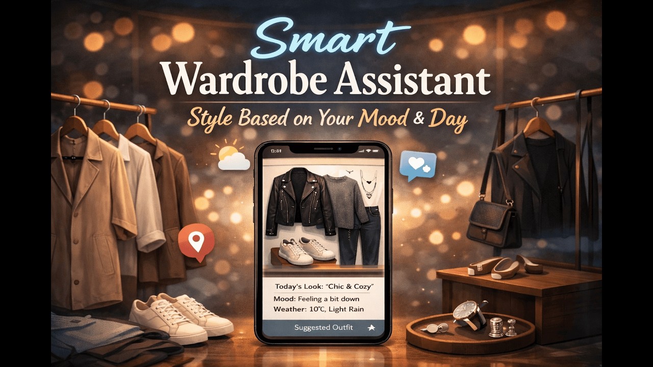 Video Demo for our smart wardrobe AI app