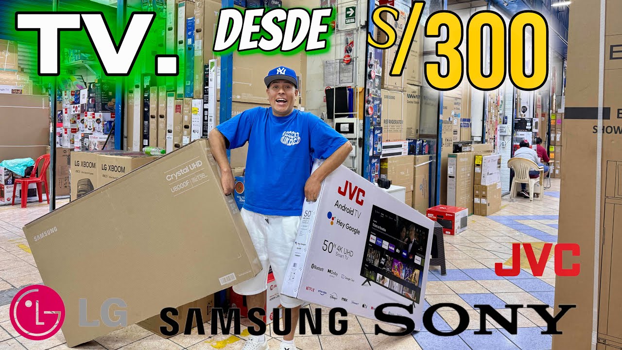 TELEVISORES desde 300 soles LG - Samsung - Sonny- JVC alta gama - Comico lucky