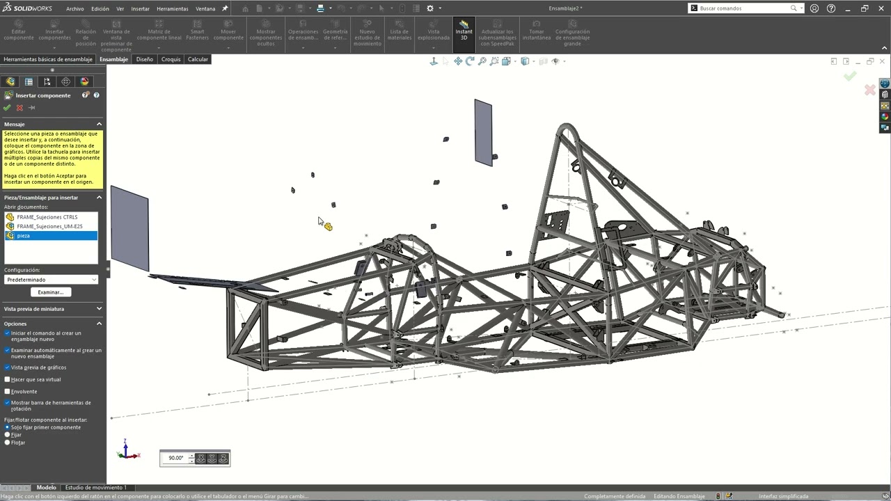 Como modificar piezas de un ensamblaje convertido en .part