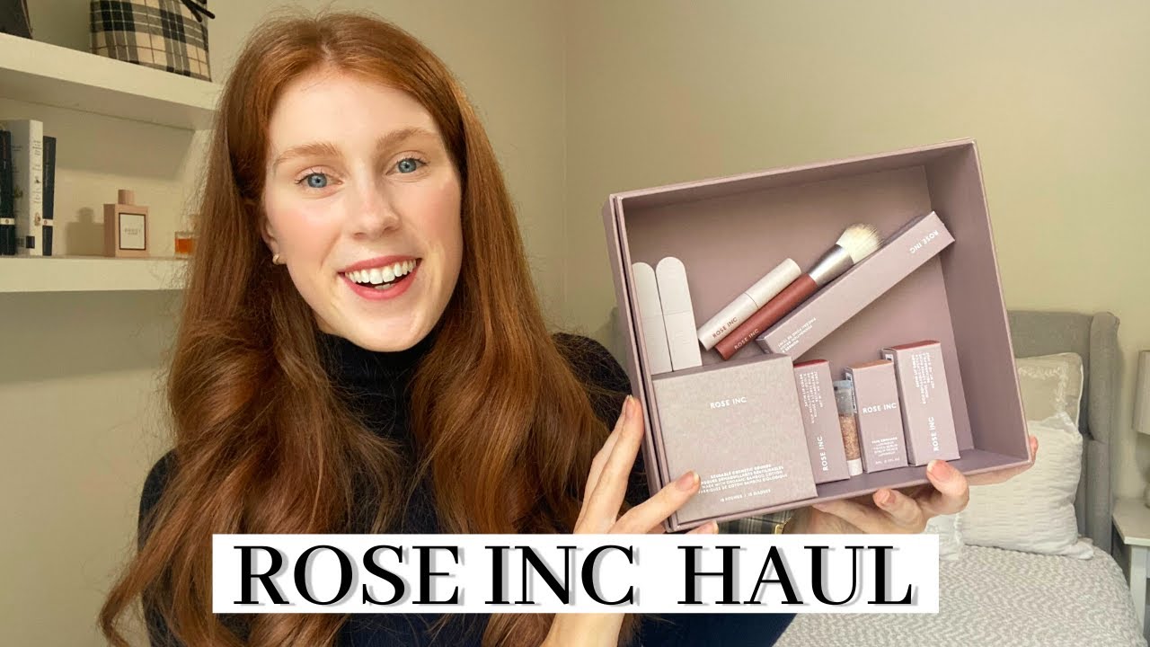 ROSE INC MAKEUP HAUL & Review | BeautyDrop sale | Concealers, Lipsticks, Tinted Serums & Brushes