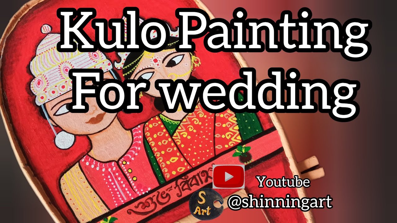 Bor bou painting on kulo || Painting on kulo