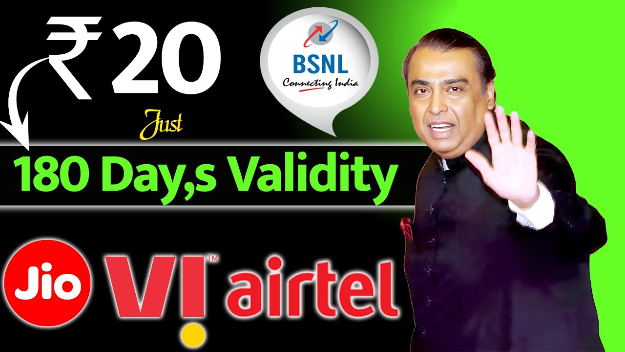 NEW TRAI Rule 2025 ₹20 for 180 Days!