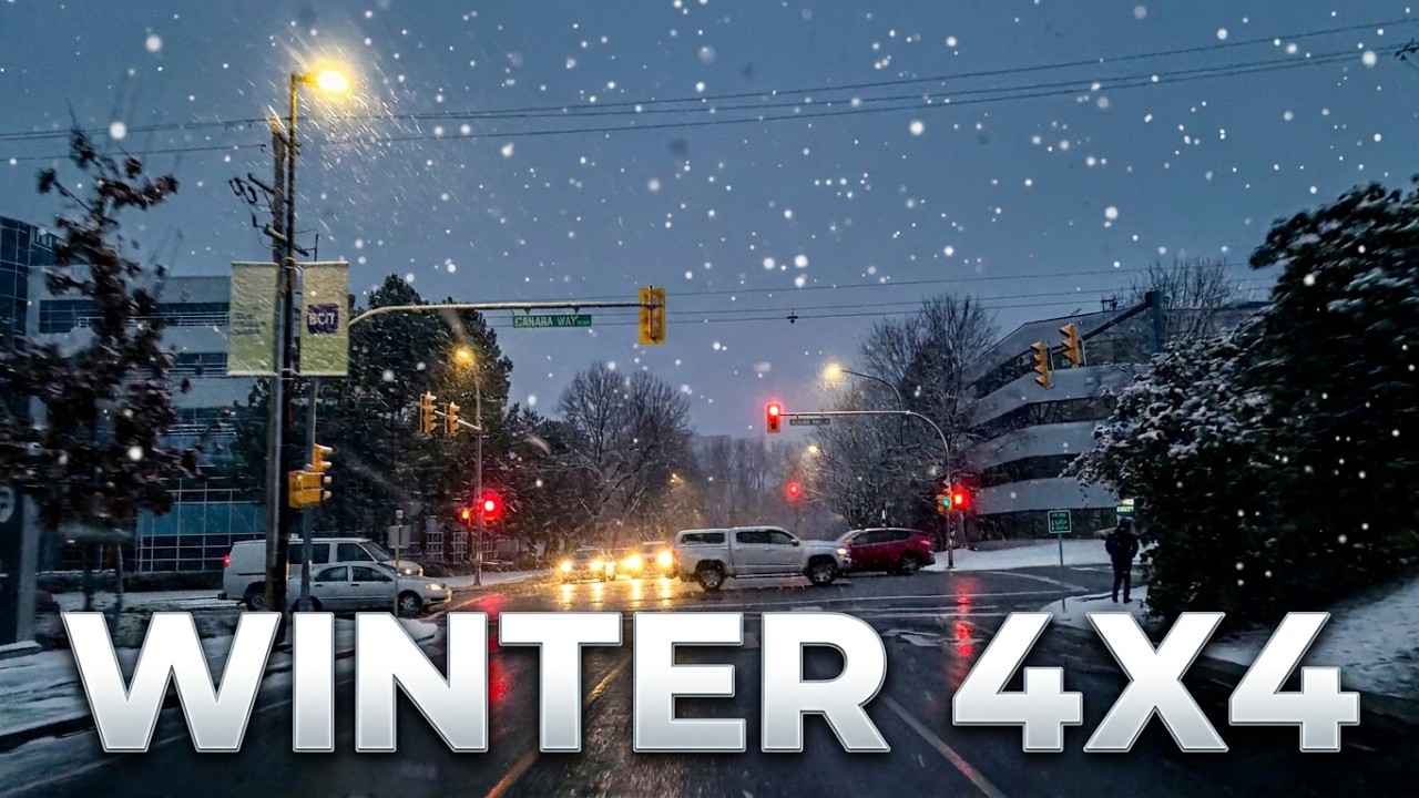 ❄️❄️ 4x4 Driving on a Snow Day | Canada's Winter Driven Experiment