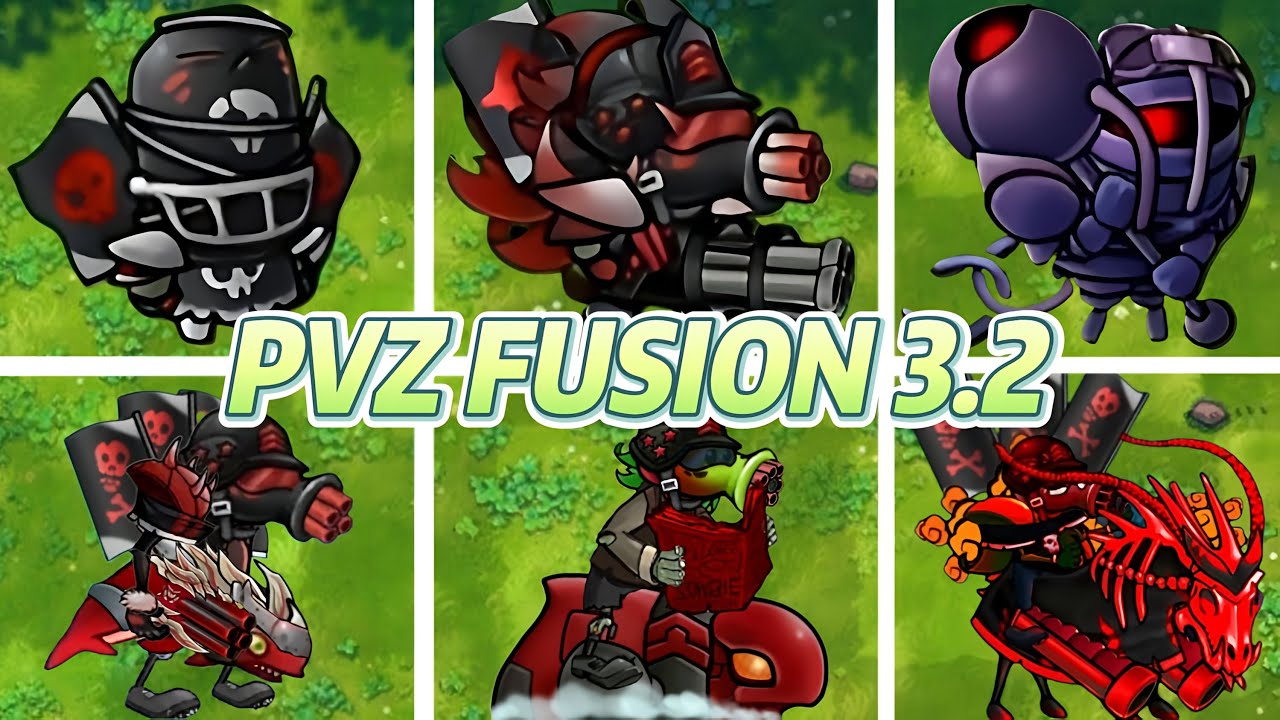 PvZ 1 Fusion 3.2 Challenge！Mini extreme machine gun olive zombie VS all zombies, who will win?