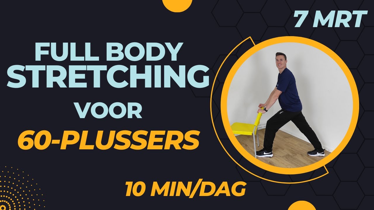 STERKERE SPIEREN + MOBILITEIT = JE BETER VOELEN (10 min stretching voor 60-plussers of beginners)