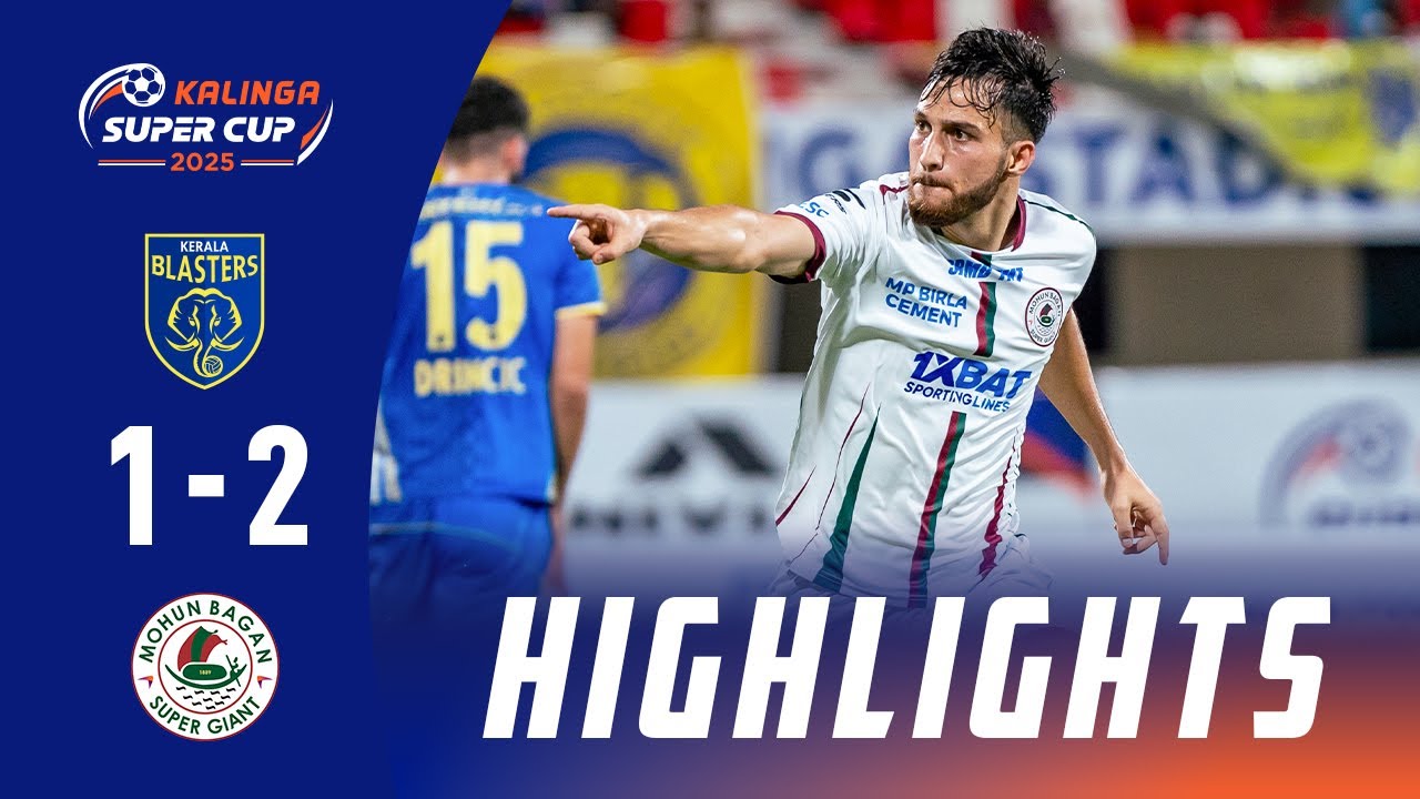 Kerala Blasters FC 1-2 Mohun Bagan Super Giant | Лучшие моменты Суперкубка Калинги 2025 | Четверт...