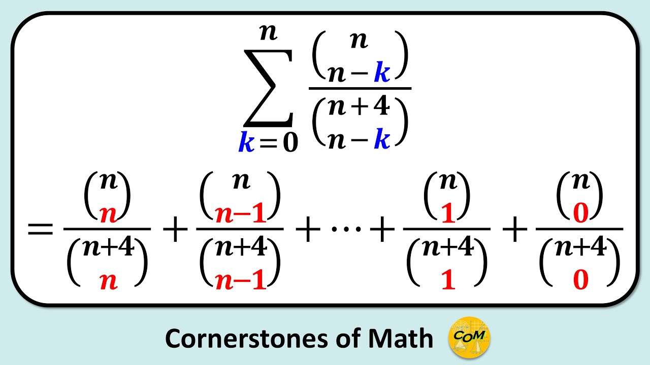 Summation Involving BINOMIAL COEFFICIENTS