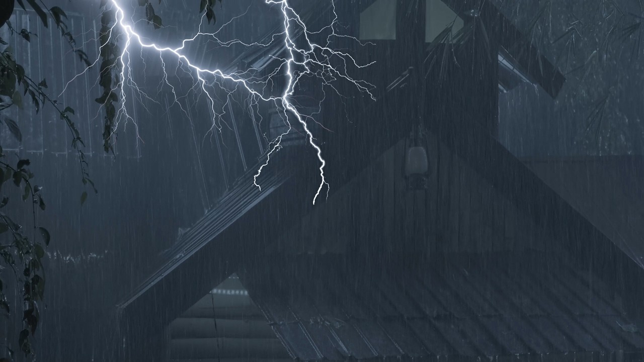 (NO ADS) Instantly Drift Into Deep Sleep | Torrential Rain & Thunder Roaring on a Tin Roof