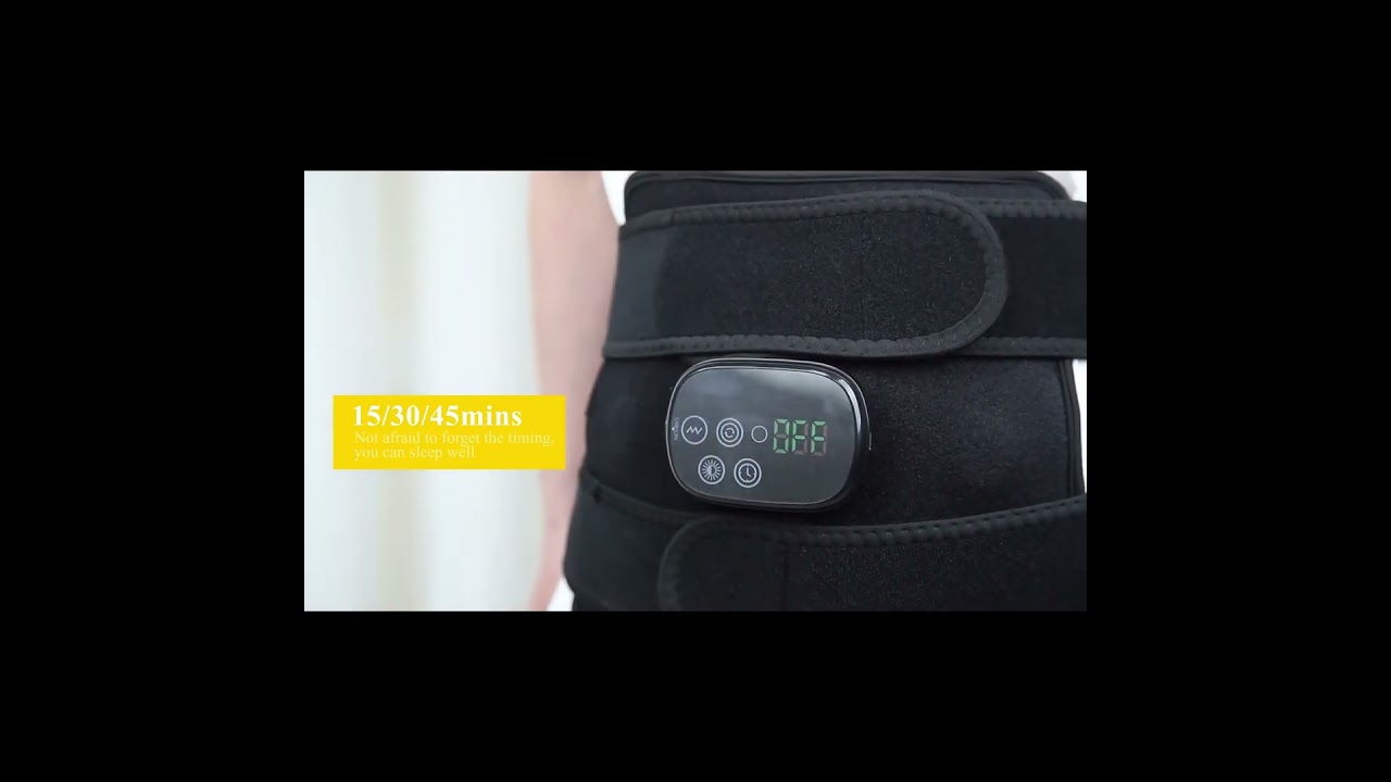 102312 LED Red Light Therapy Vibration Massage Belt Pad for Waist