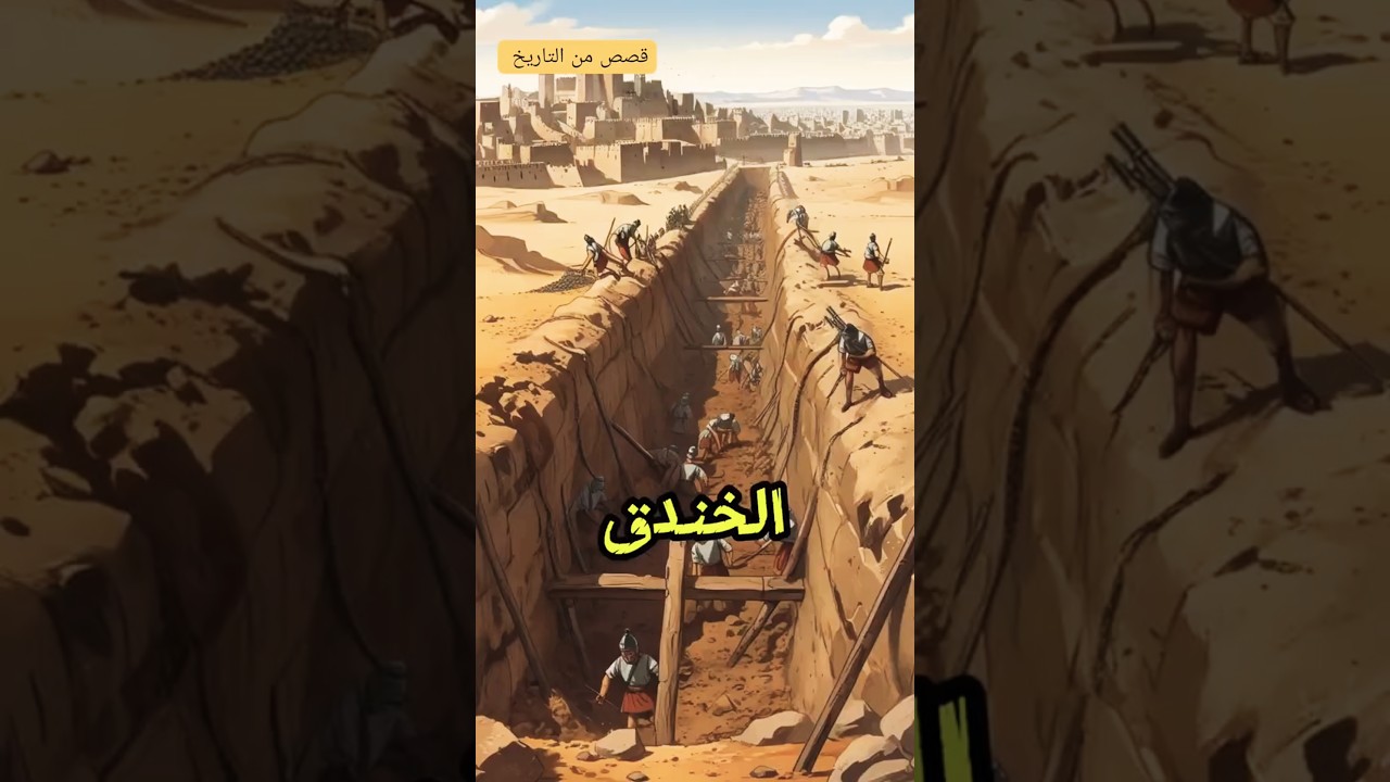 قصة غزوة الخندق وكيف أنقذت هذه الخطة العبقرية مصير المسلمين في مواجهة الأعداء#قصص #قصص_دينية #sport