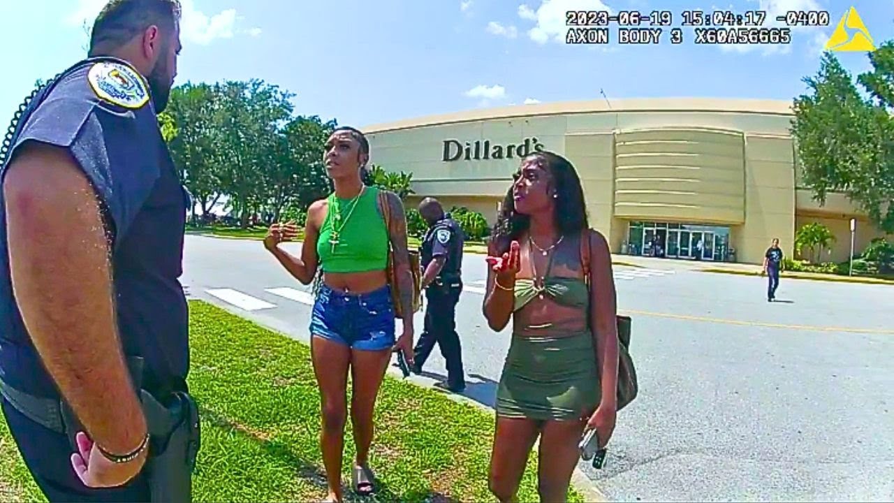 Shoplifting Sisters Play Dumb Until Cops Check The Cameras