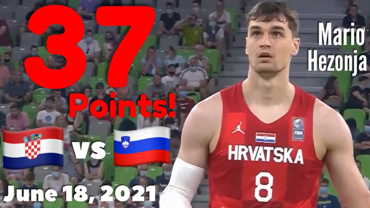 Mario Hezonja 37 POINTS Croatia vs Slovenia (6/18/2021)