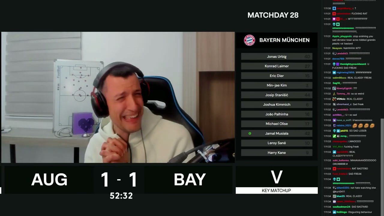 Kurt's reaction to Musiala's season ending injury