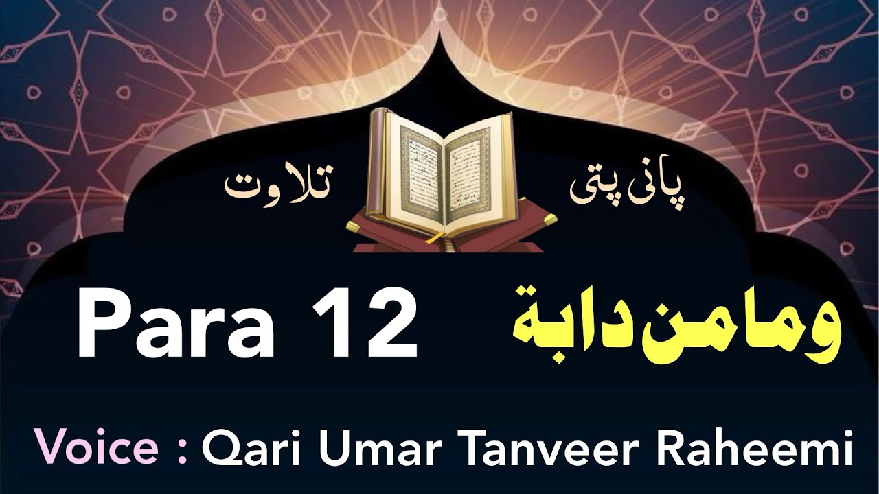 Para 12 || para 12 panipatti tilawat || fast recitation || complete Quran