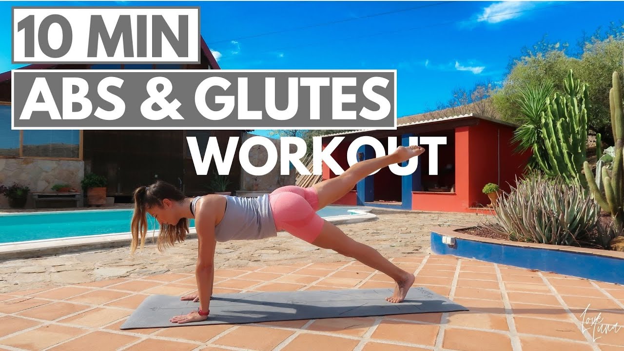 Abs and Glutes Workout for a Stronger Core and Booty Burn 🔥 | 10-Minute Home Fitness Routine