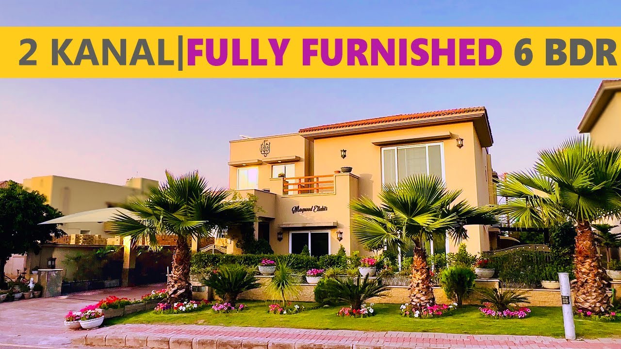 OWNER BUILT Luxury 2 Kanal Fully Furnished House For Sale Bahria Town Islamabad