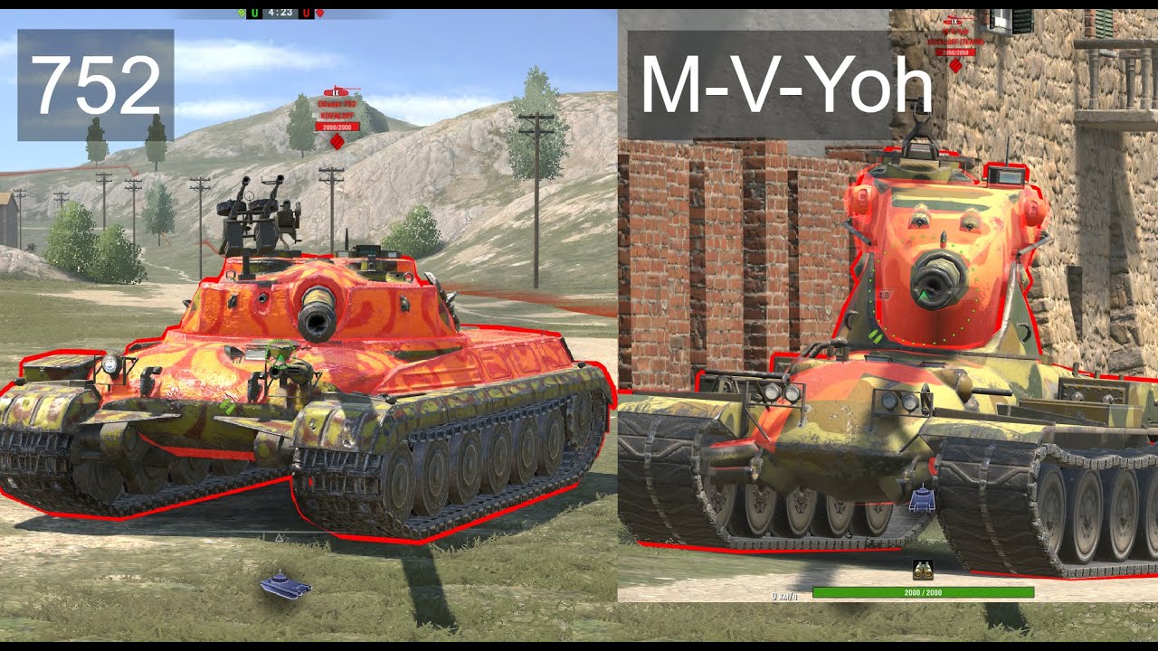 ЧТО ЛУЧШЕ ОБЪЕКТ 752 или M-V-Yoh Wot BLITZ